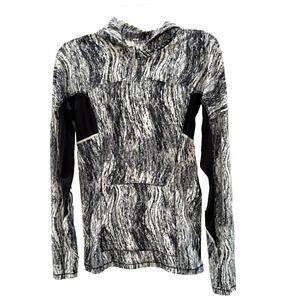 Lululemon Runbeam Hoodie Texture twist Black No Tag Measures to‎ Size 6 / 8